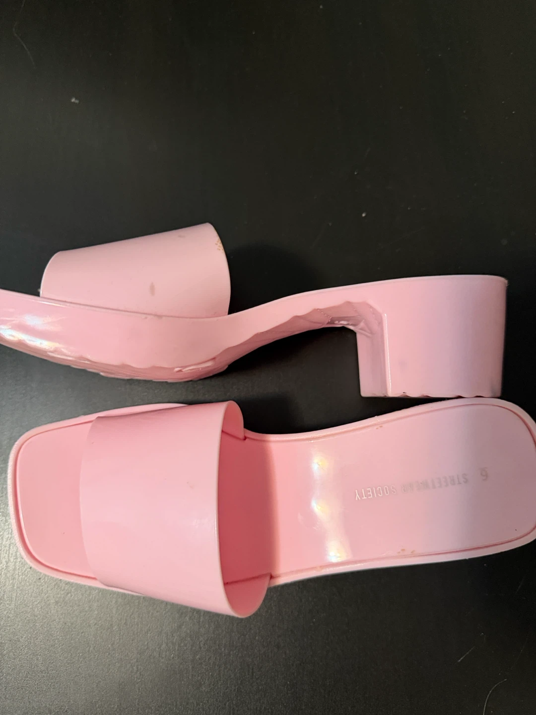 Streetwear Society Pink Block Heel Sandals - photo 2