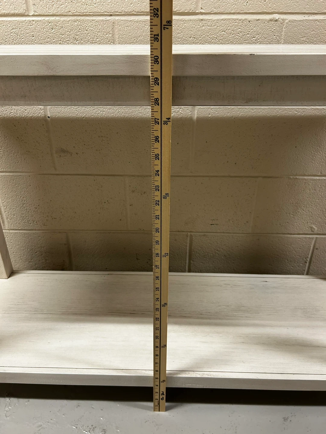 SALE White Wash Farmhouse Console Table - photo 5