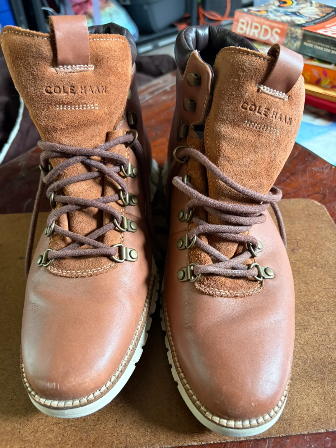 Cole Haan Leather Hiking Boots