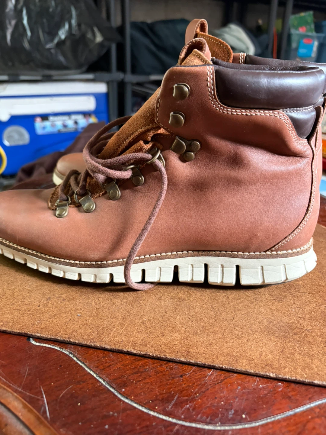 Cole Haan Leather Hiking Boots - photo 2
