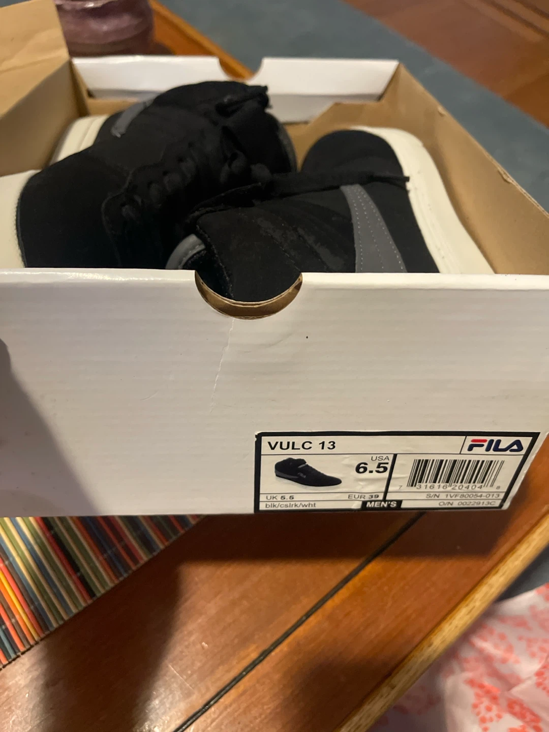 Fila Vulc 13 Men's Sneakers Black US 6.5 - photo 4