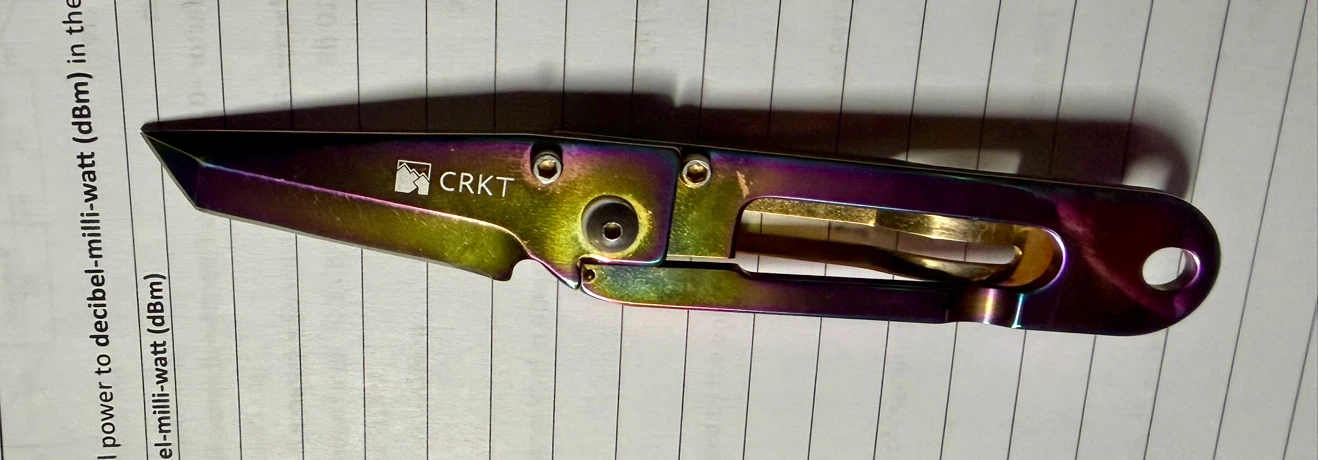 CRKT K.I.S.S. Ed Halligan Pocket Knife and money clip