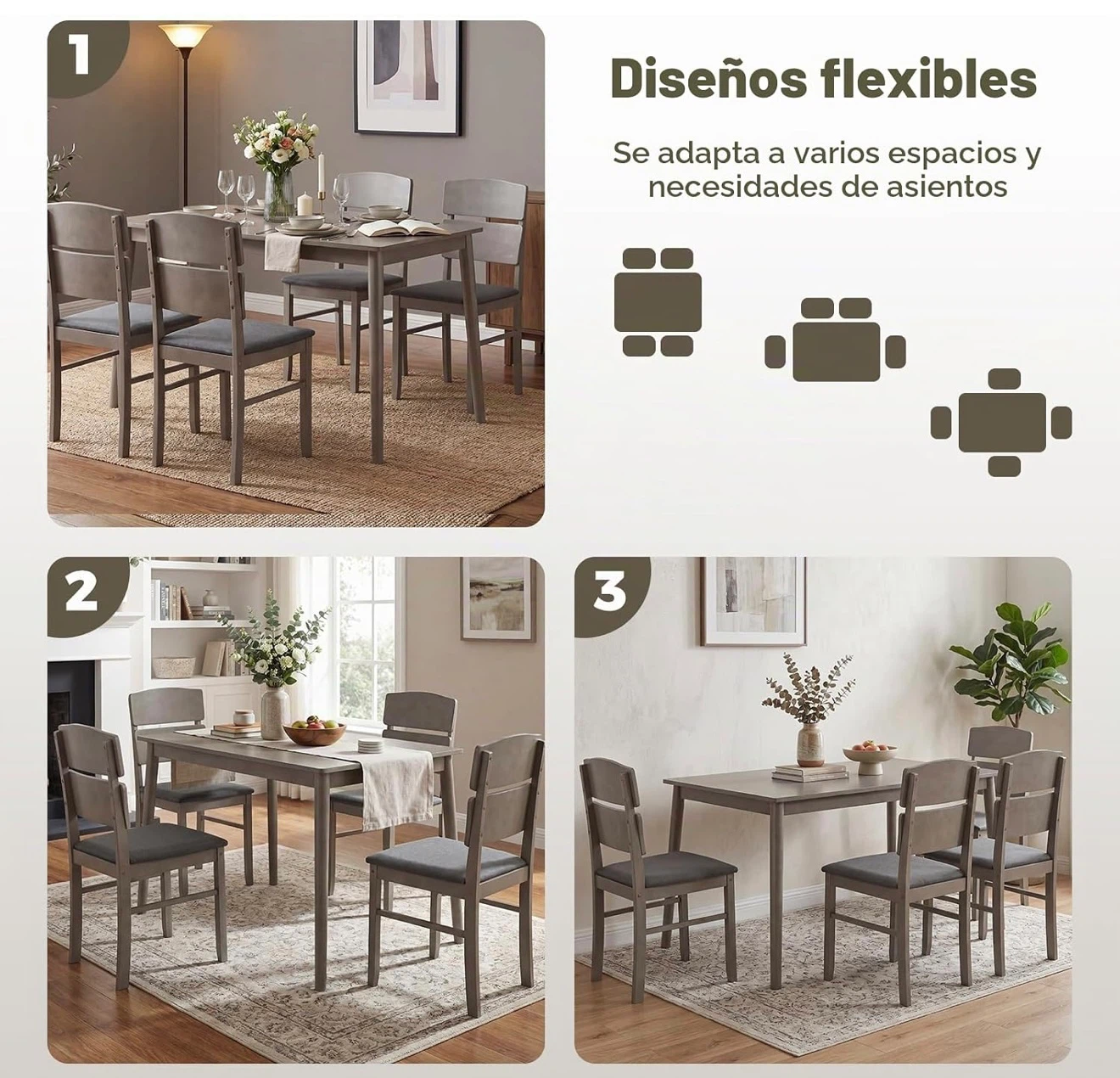 Dining Table and Chairs Set - photo 5