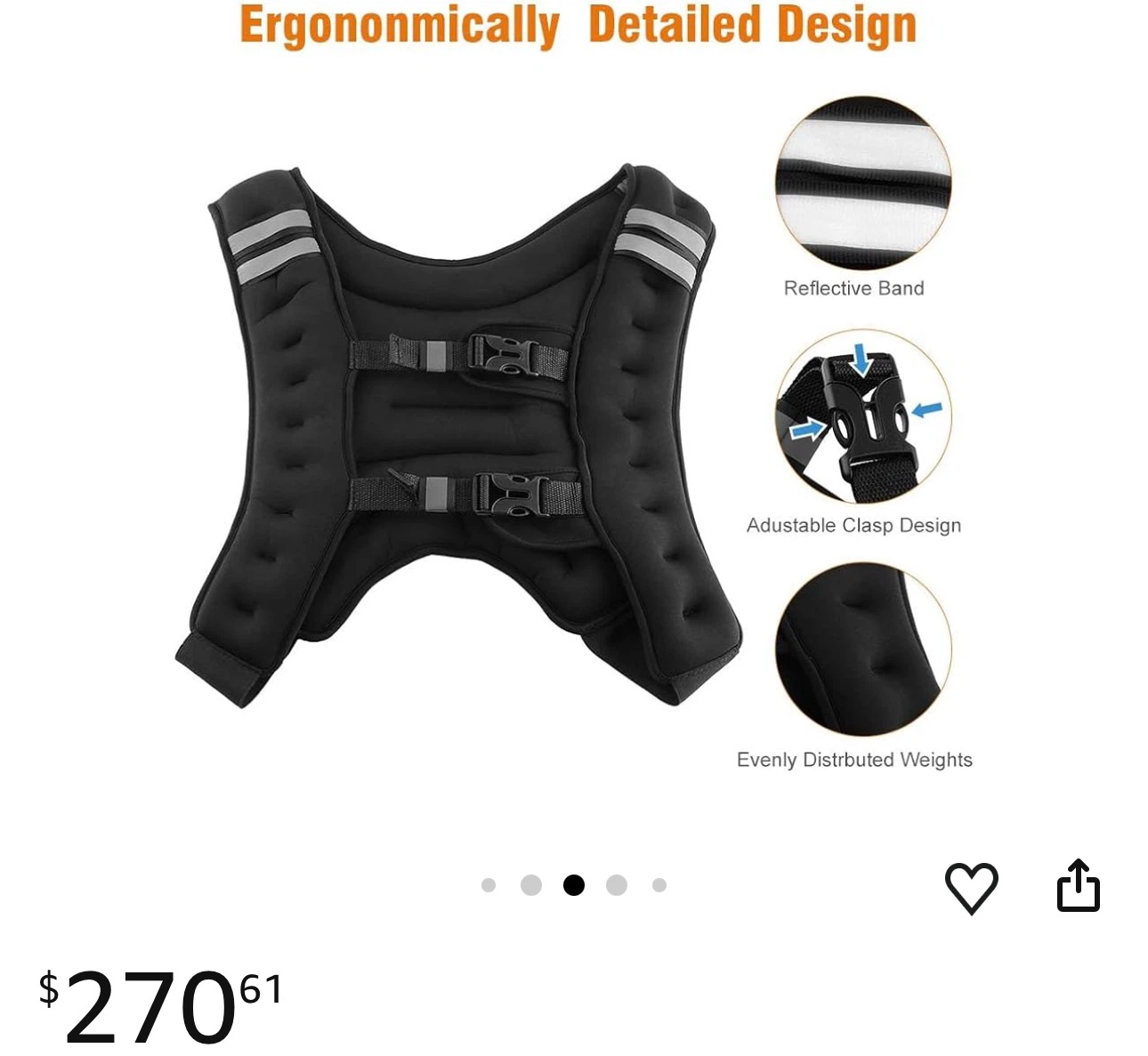 Weighted Fitness Vest - photo 4