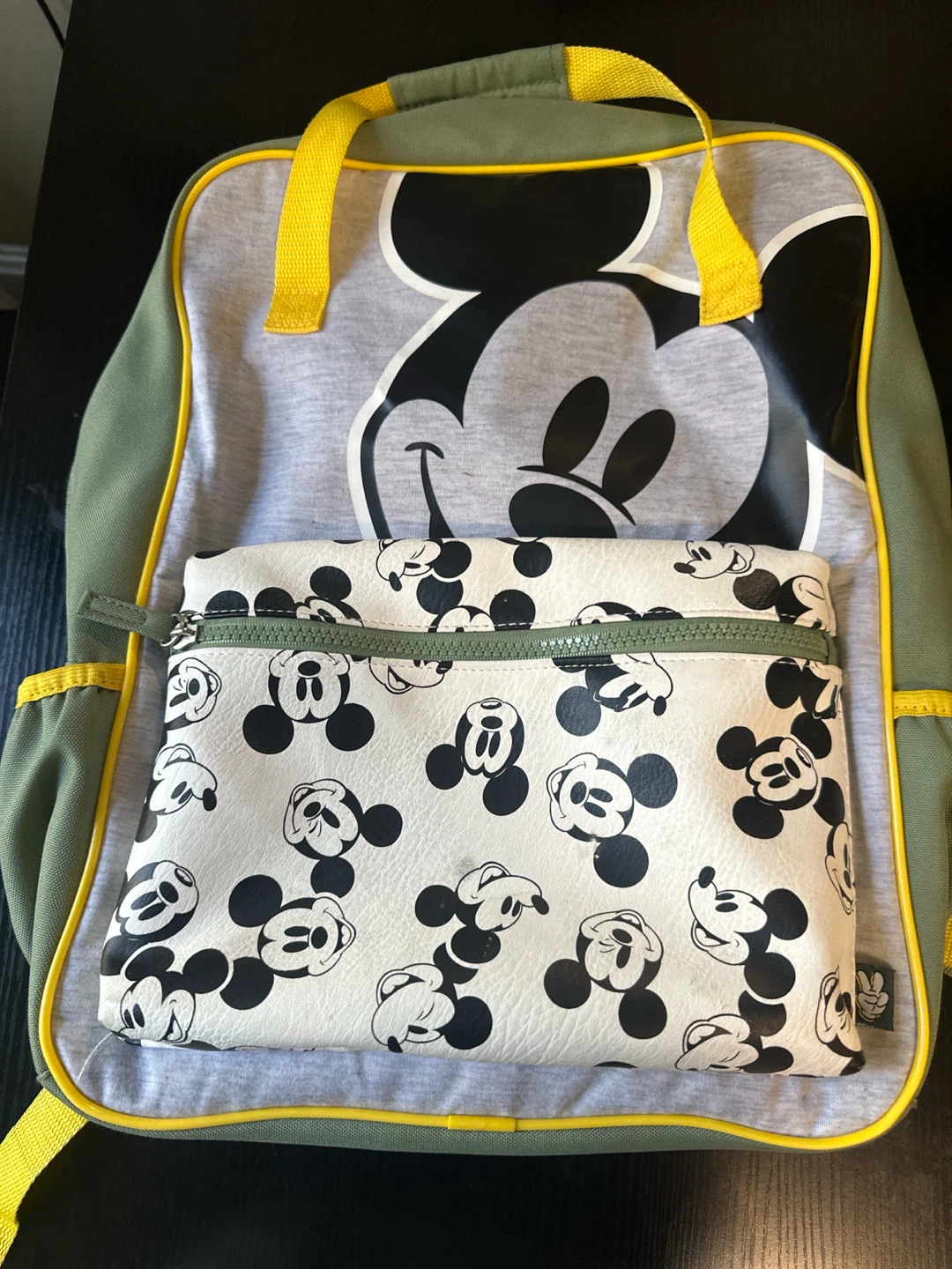 Disney Mickey Mouse Green Backpack