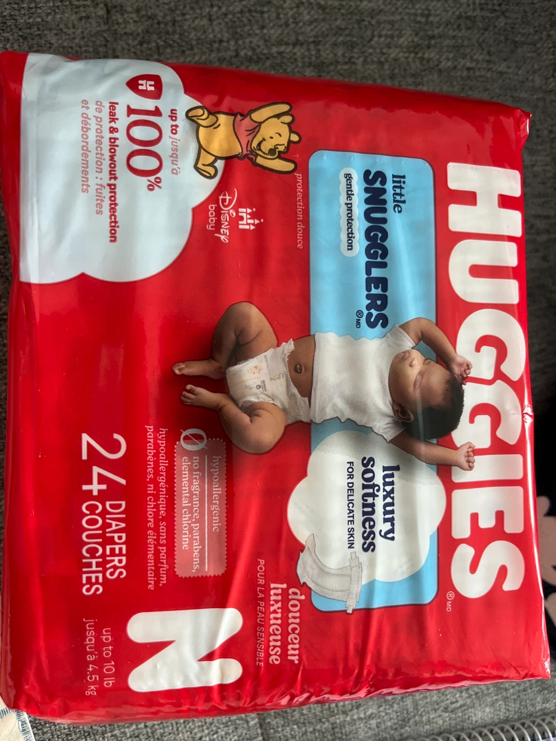 Huggies Little Snugglers Newborn Diapers 24 Count