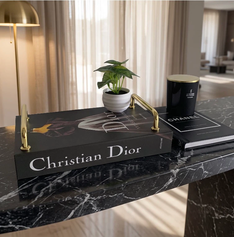 Christian Dior Assouline Coffee Table Book Display Tray