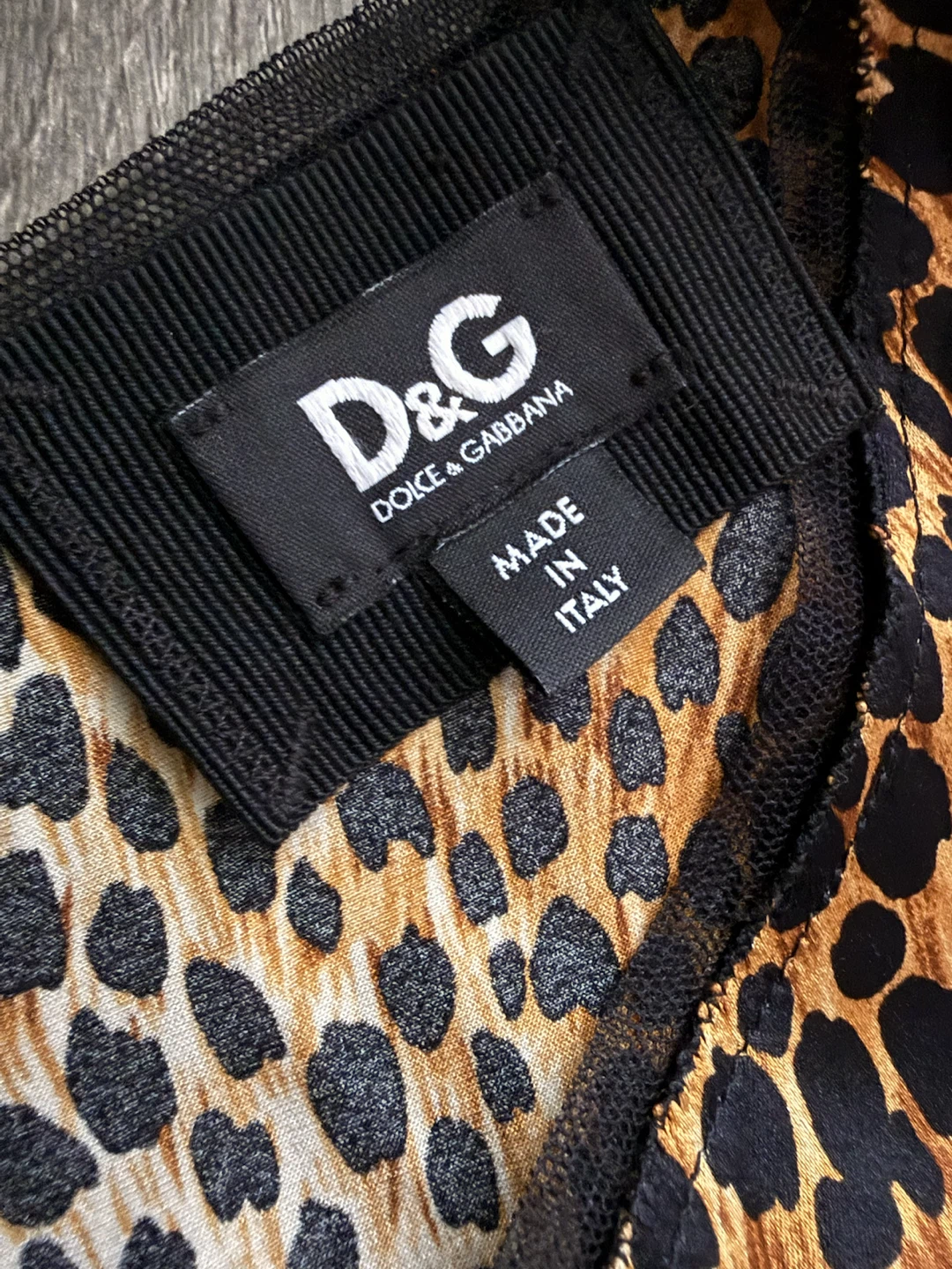 D&G Dolce & Gabbana silk Leopard Print Long Sleeve Top - photo 4