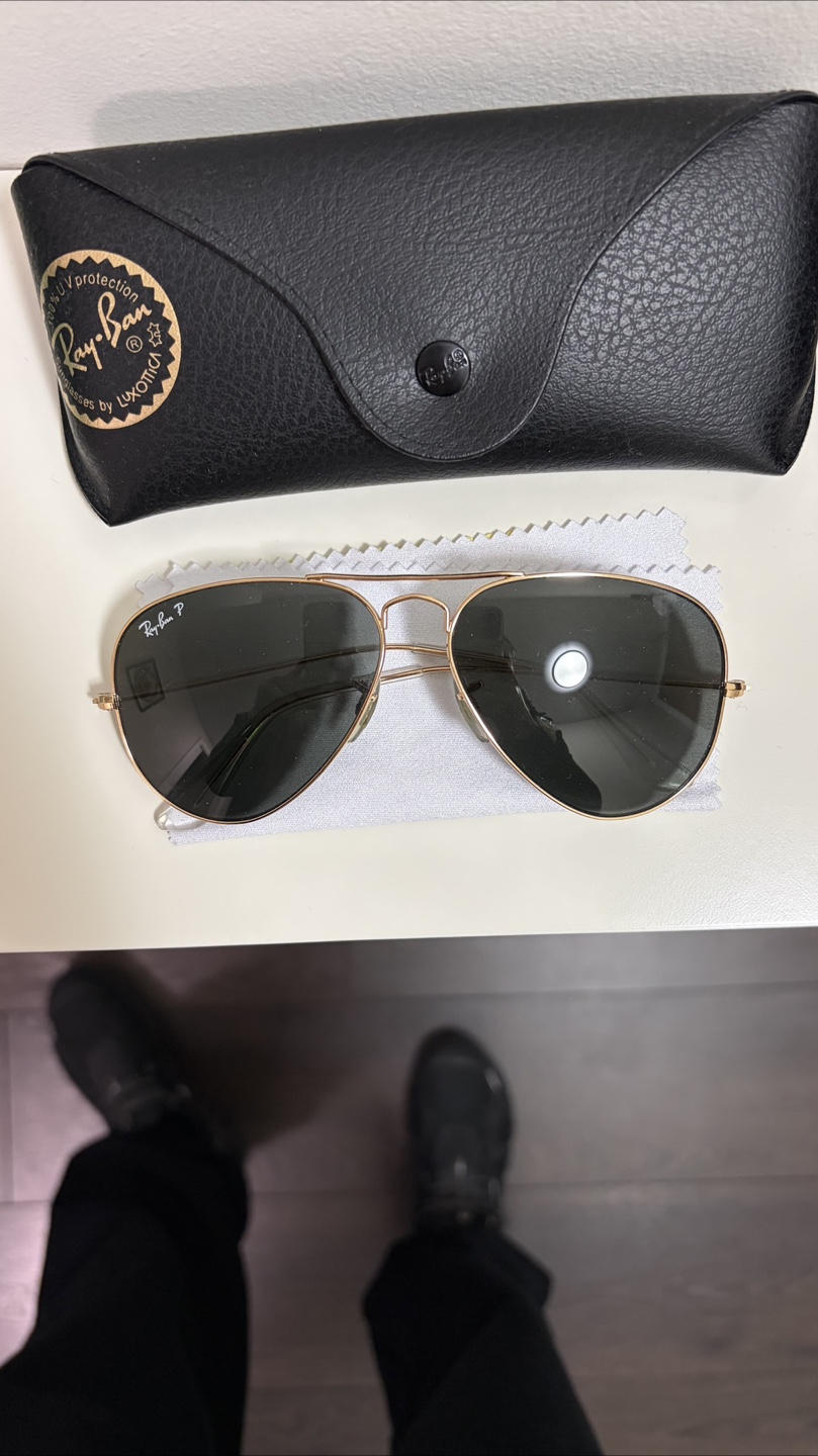 Ray-Ban Polarized Aviator Sunglasses