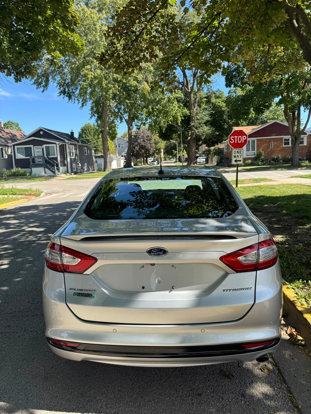 2013 Silver Ford Fusion Energi Titanium - photo 4
