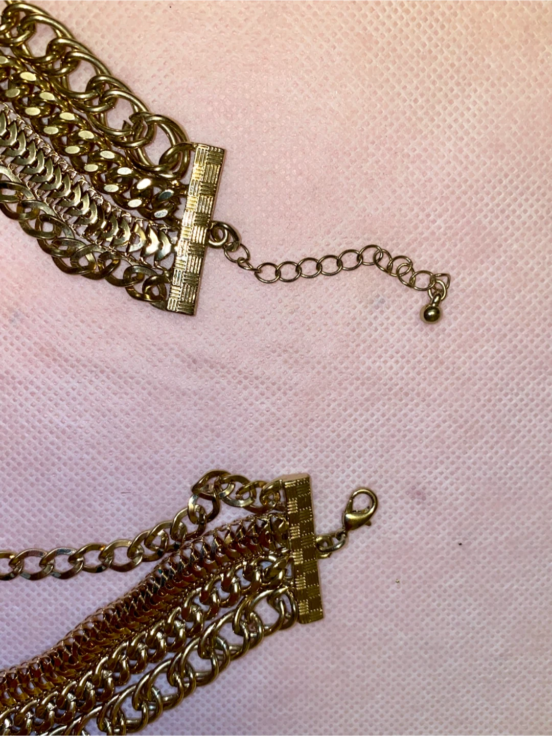 Gold Tone Multi-Layer Chain Necklace - photo 4