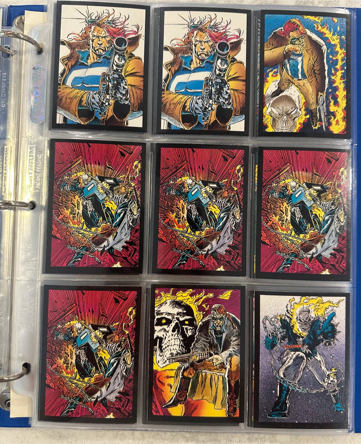 Vintage Marvel Ghost Rider Trading Cards Set - photo 3