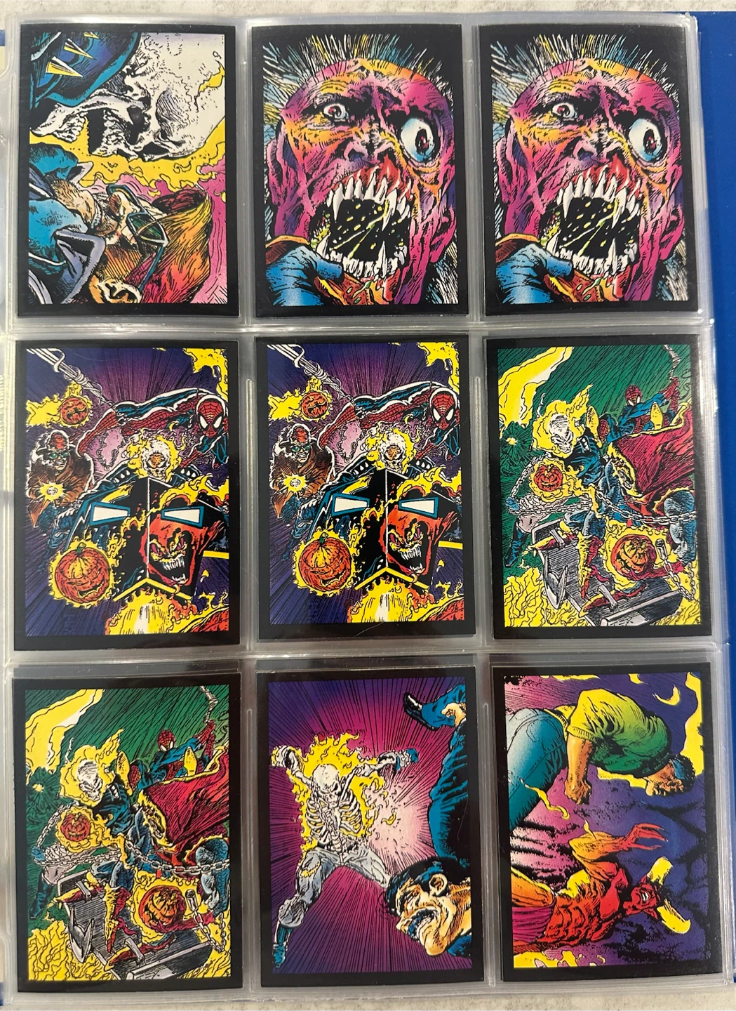 Vintage Marvel Ghost Rider Trading Cards Set - photo 4