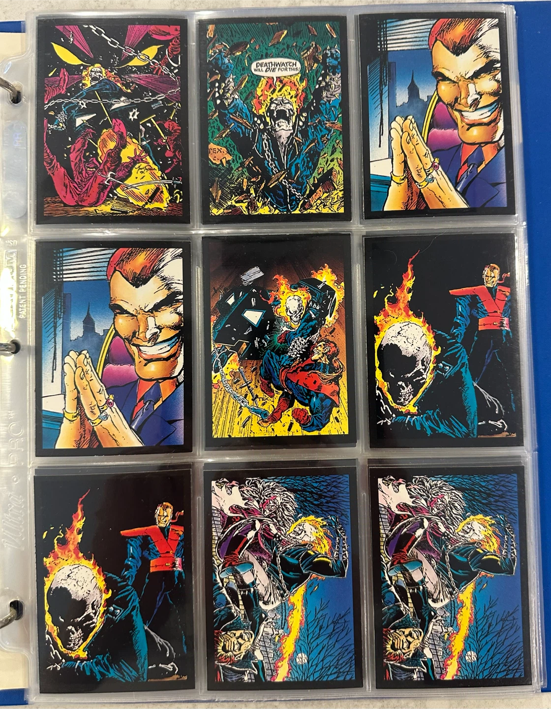 Vintage Marvel Ghost Rider Trading Cards Set - photo 5