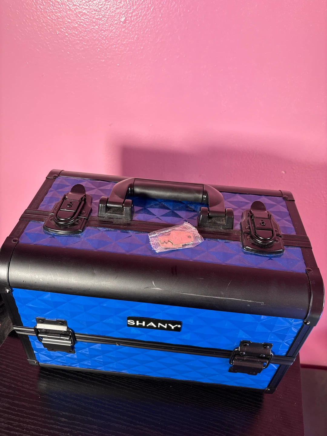 SHANY Blue Cosmetic Train Case - photo 5