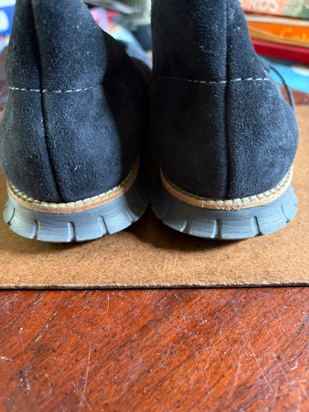 Cole Haan Grand.OS Suede Chukka Boots Black - photo 2