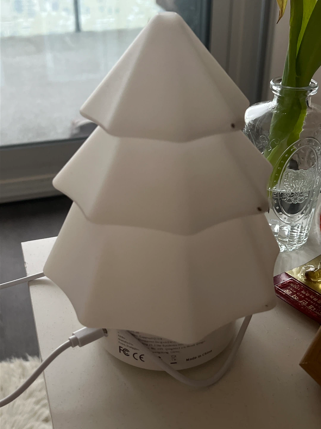 White Christmas Tree Aroma Diffuser