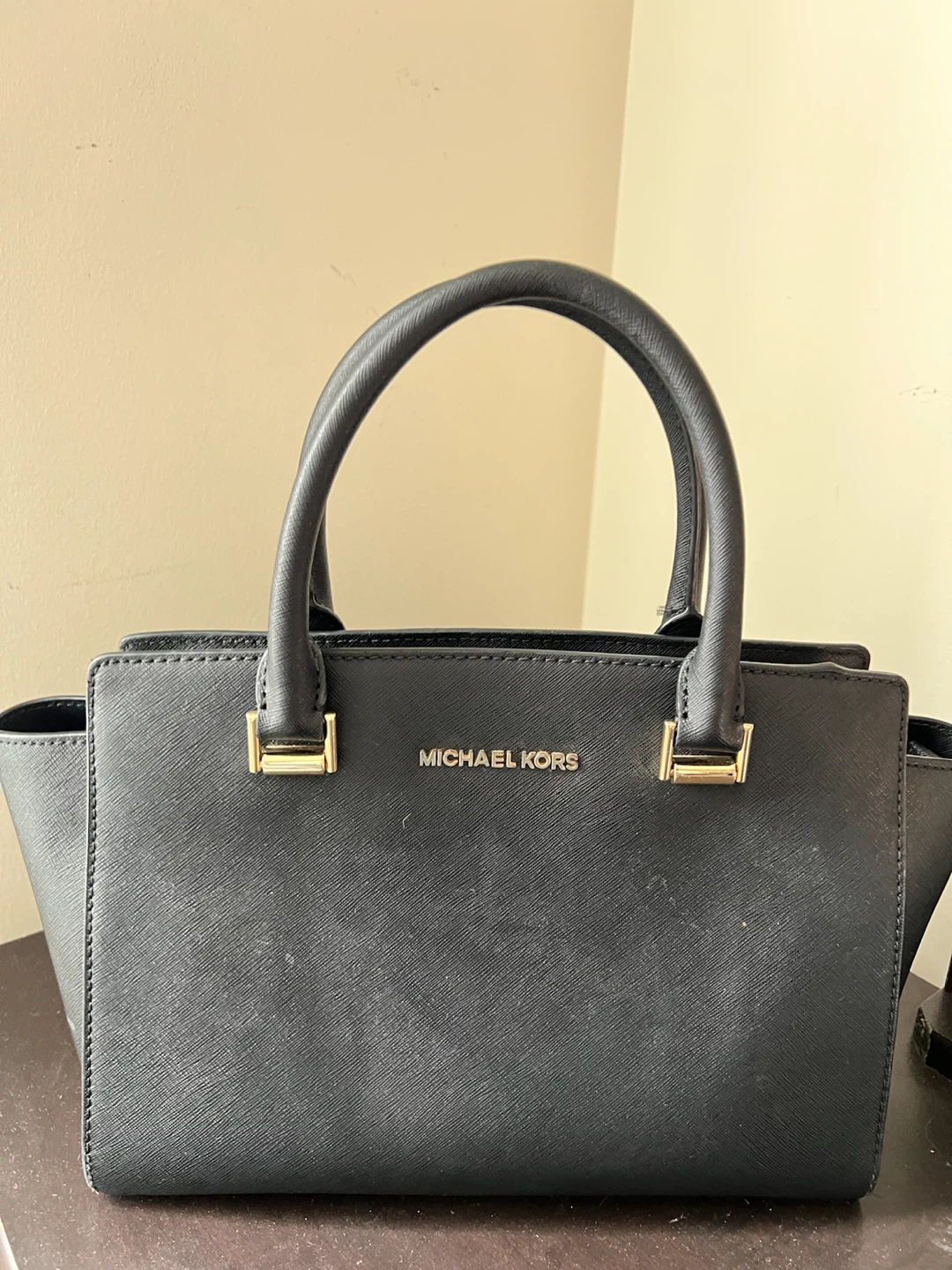Michael Kors black handbag and matching wallet - photo 4