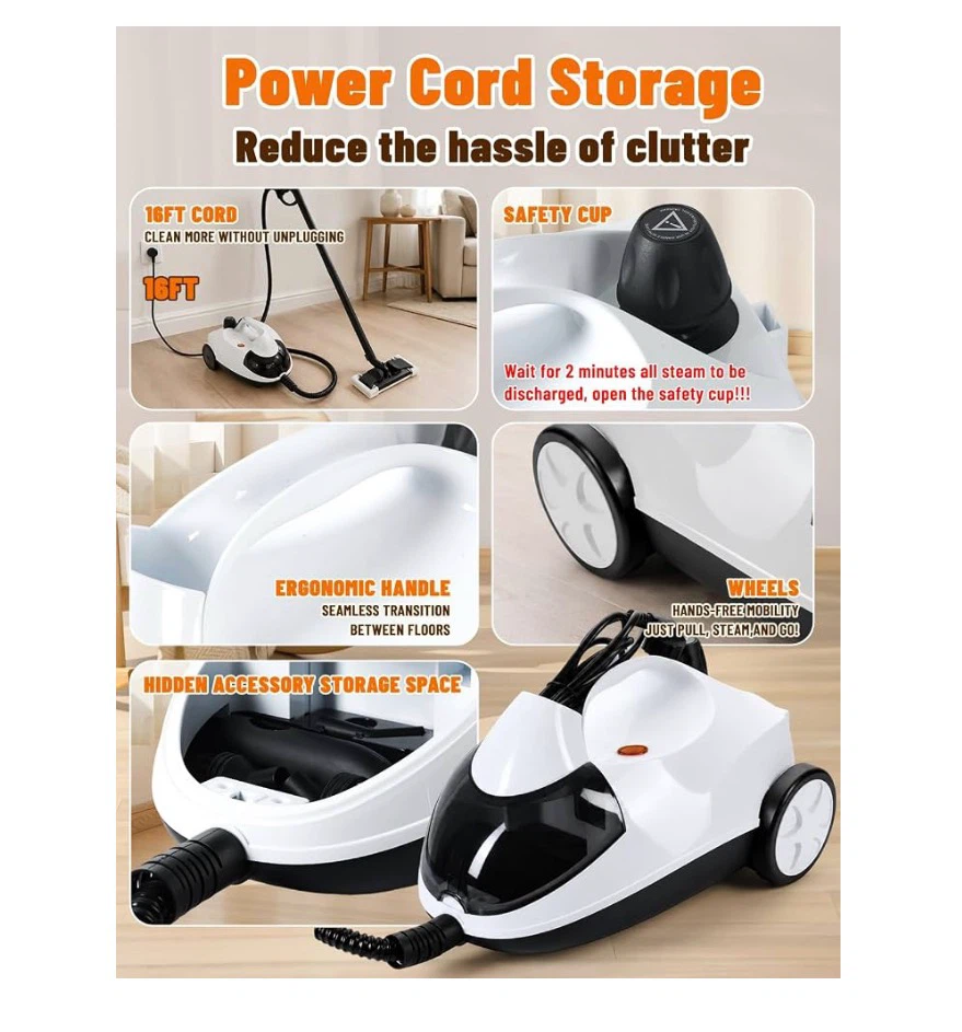 Heavy Duty Steam Cleaner for Home - photo 3