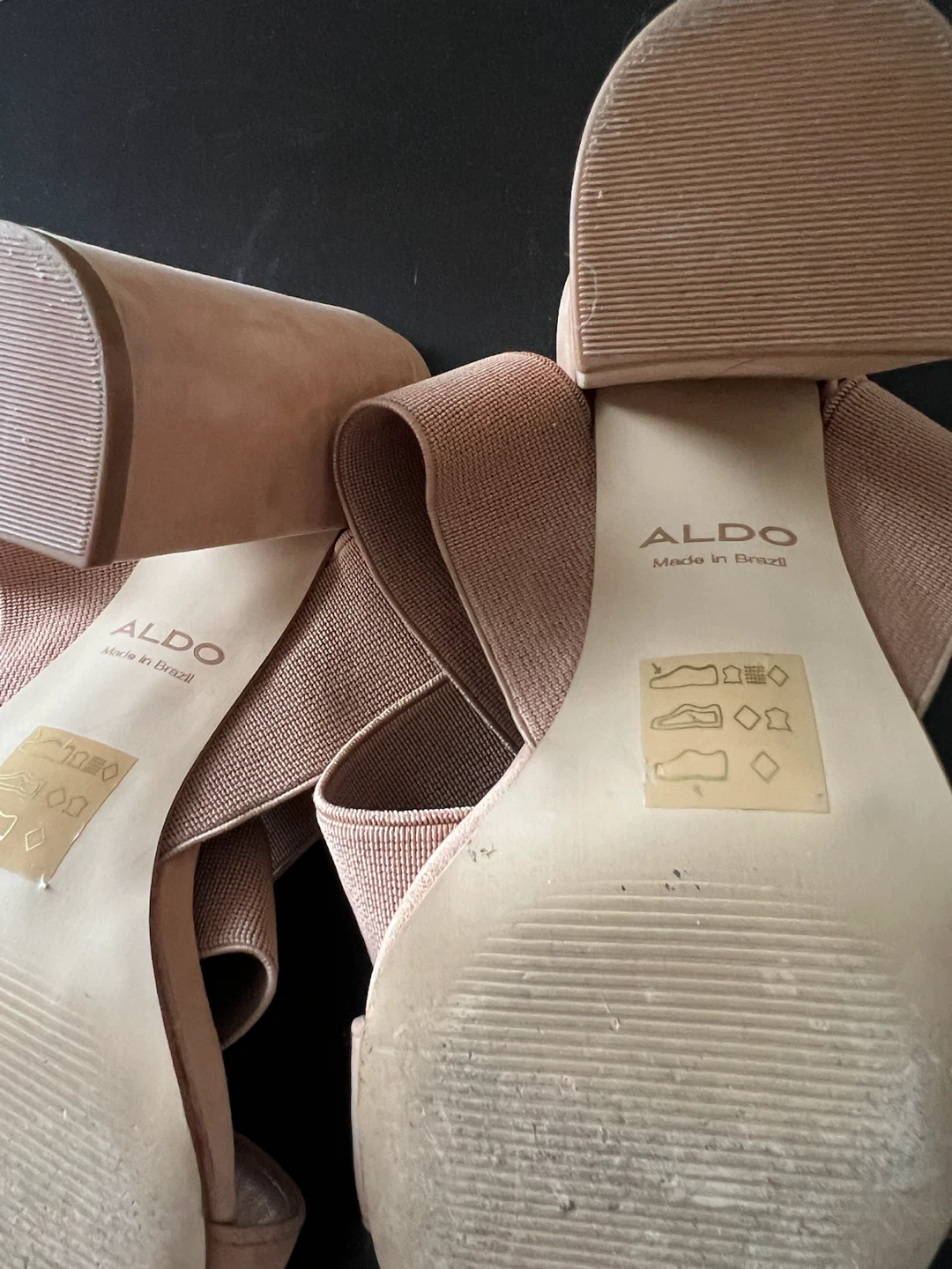 ALDO nude Block Heel Sandals - photo 3
