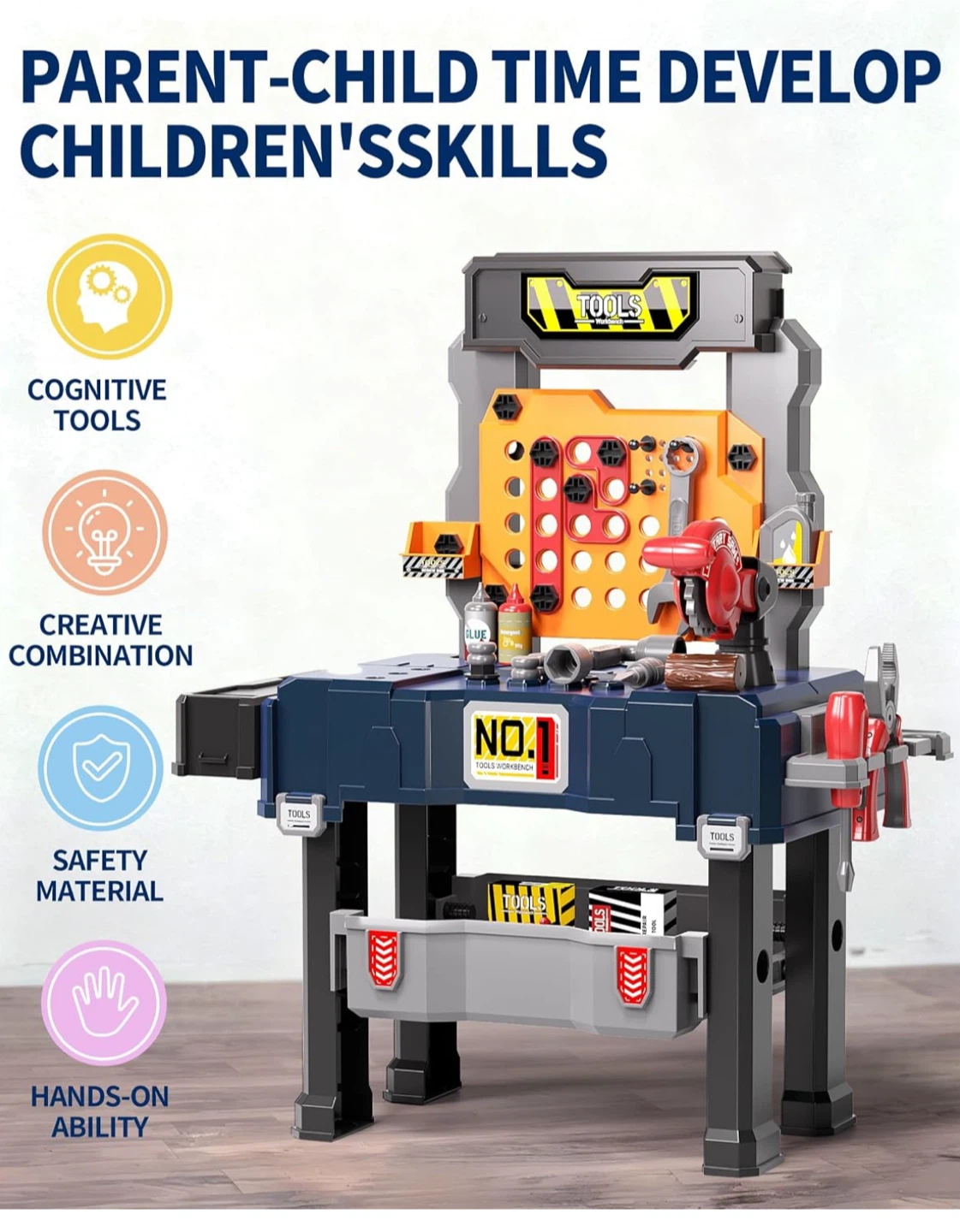 Kids Toy Workbench Set - photo 3
