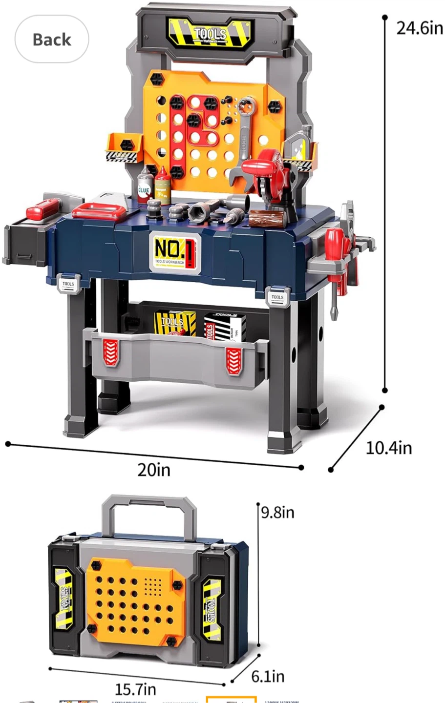 Kids Toy Workbench Set - photo 4