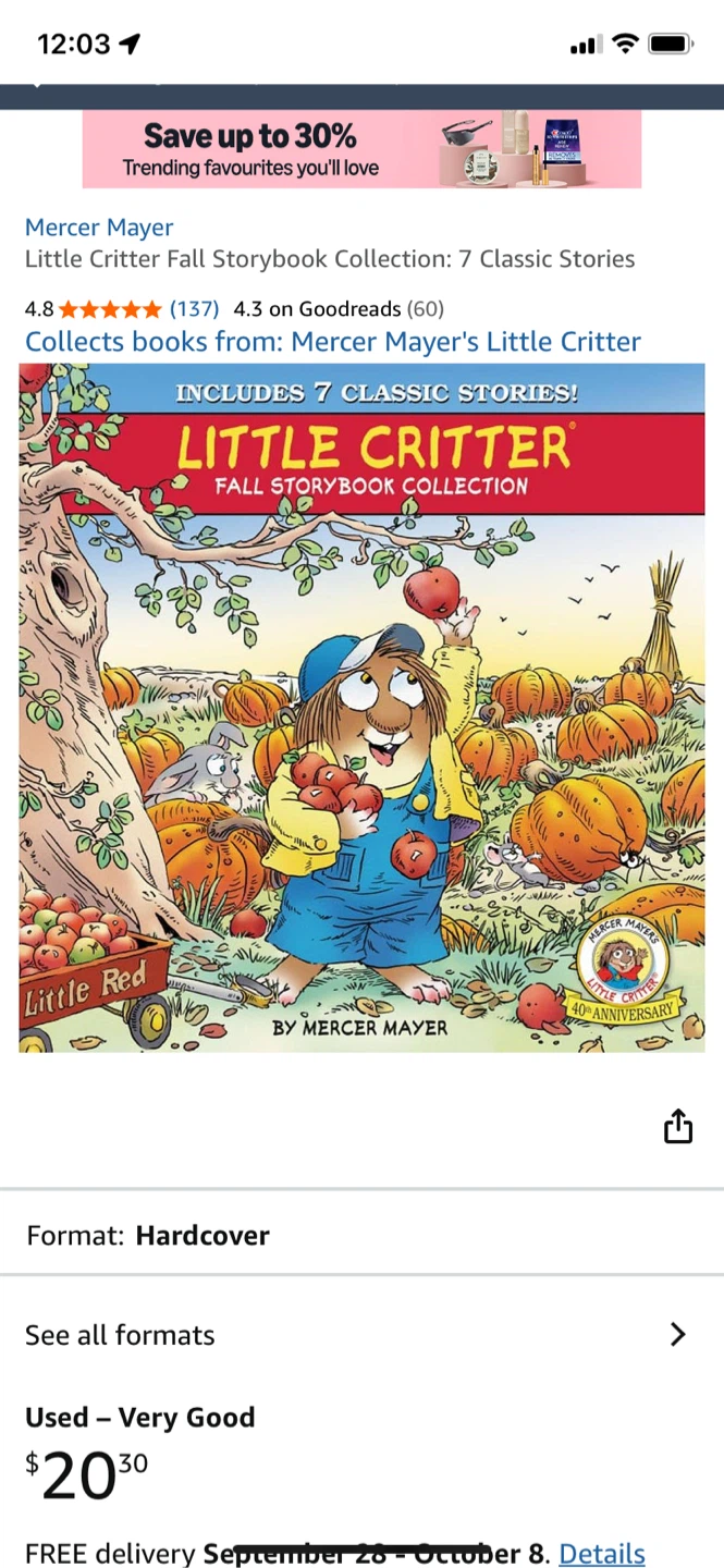 Little Critter Fall Storybook Collection