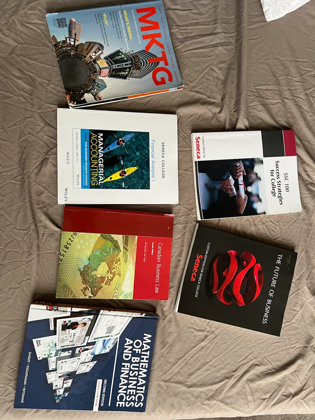 Set of 6 Seneca College Business Textbooks