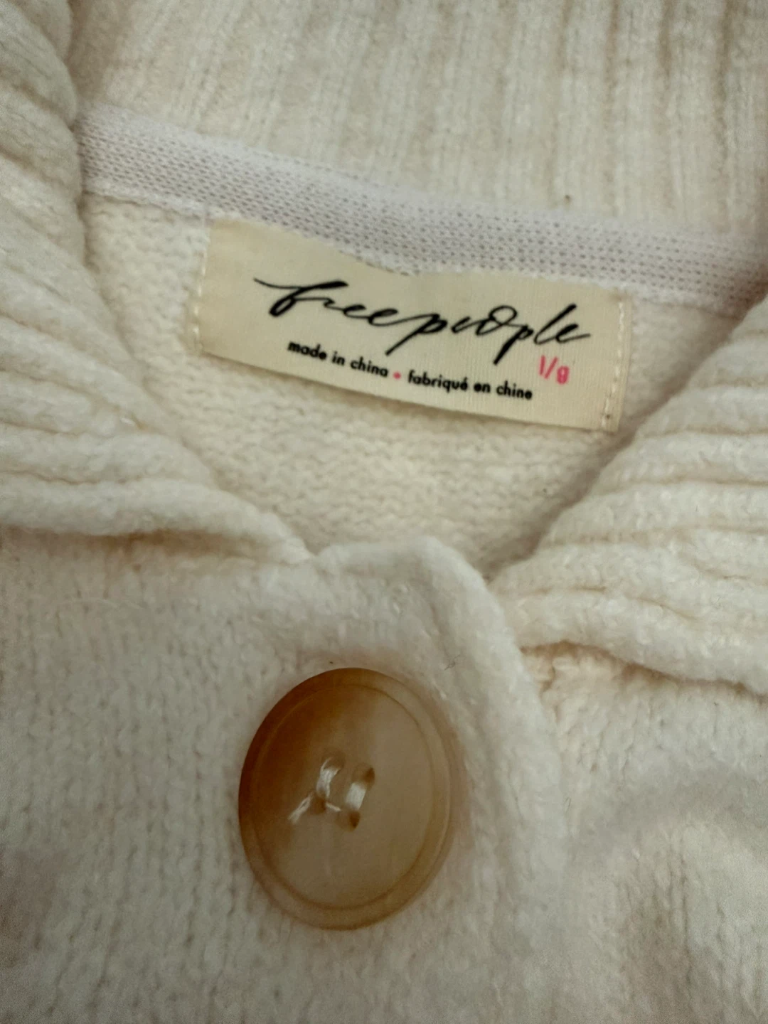 Free People Women's White Trading Up Polo - photo 5