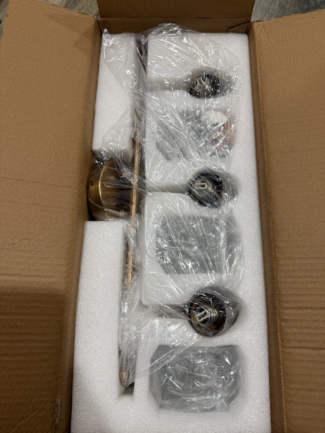 Vintage Vanity Light Fixture, 3 Lights Bathroom Lighting - photo 5