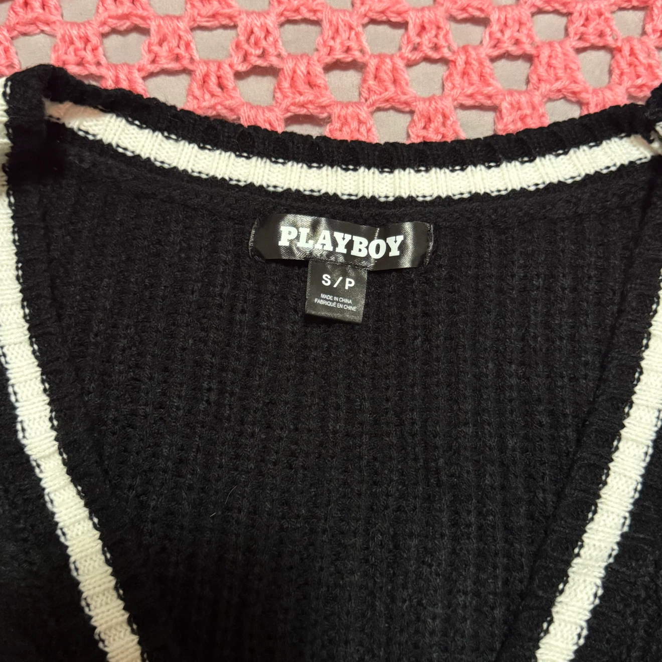 Playboy black knit cardigan - photo 2