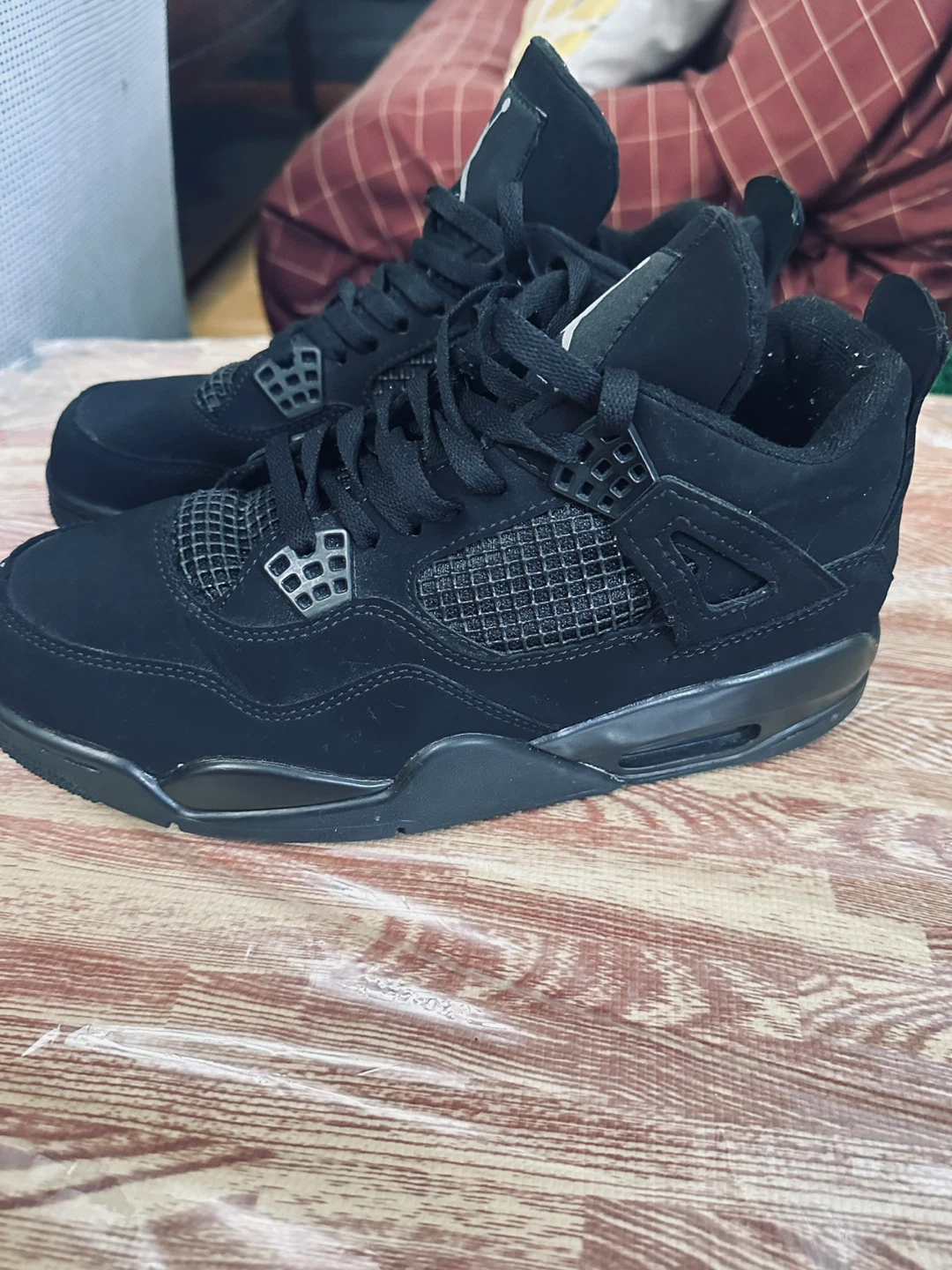Nike Air Jordan 4 Black Sneakers - photo 4