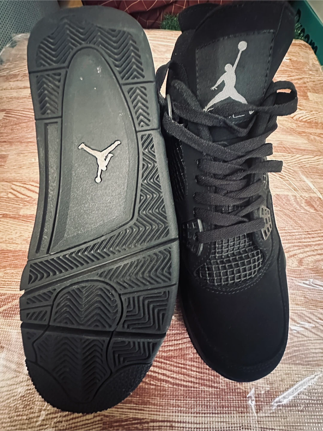 Nike Air Jordan 4 Black Sneakers - photo 5