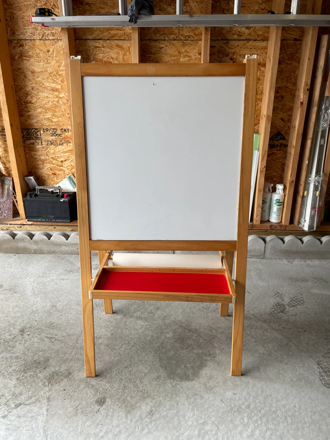 Kids Wooden Standing Art Easel