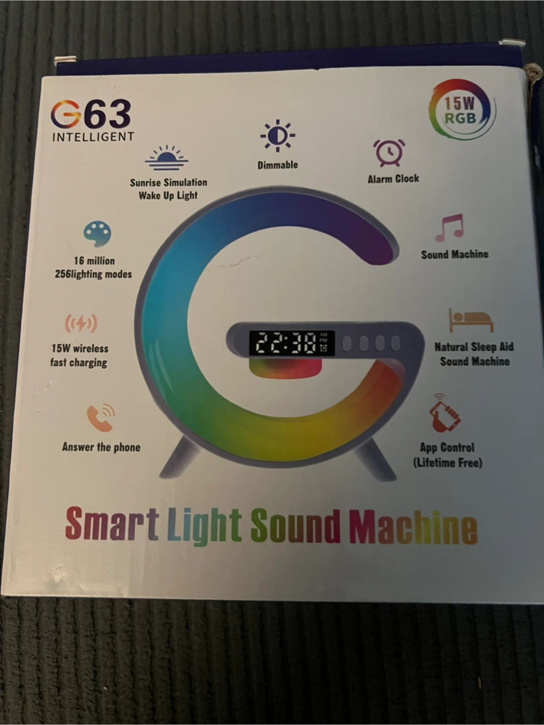 G63 Intelligent Smart Light Sound Machine - photo 2