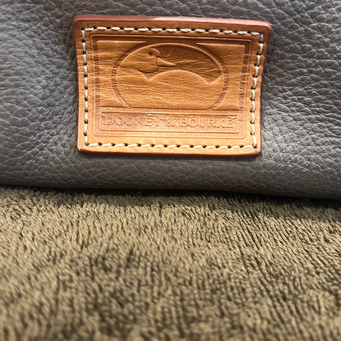 Dooney & Bourke Gray Leather Tote Bag - photo 2