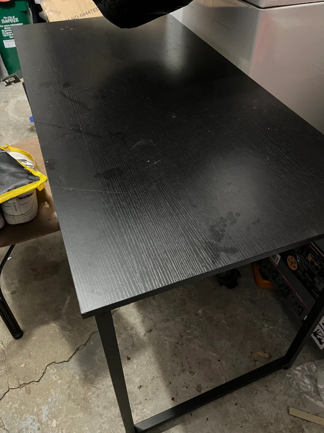 Black writing desk - photo 2
