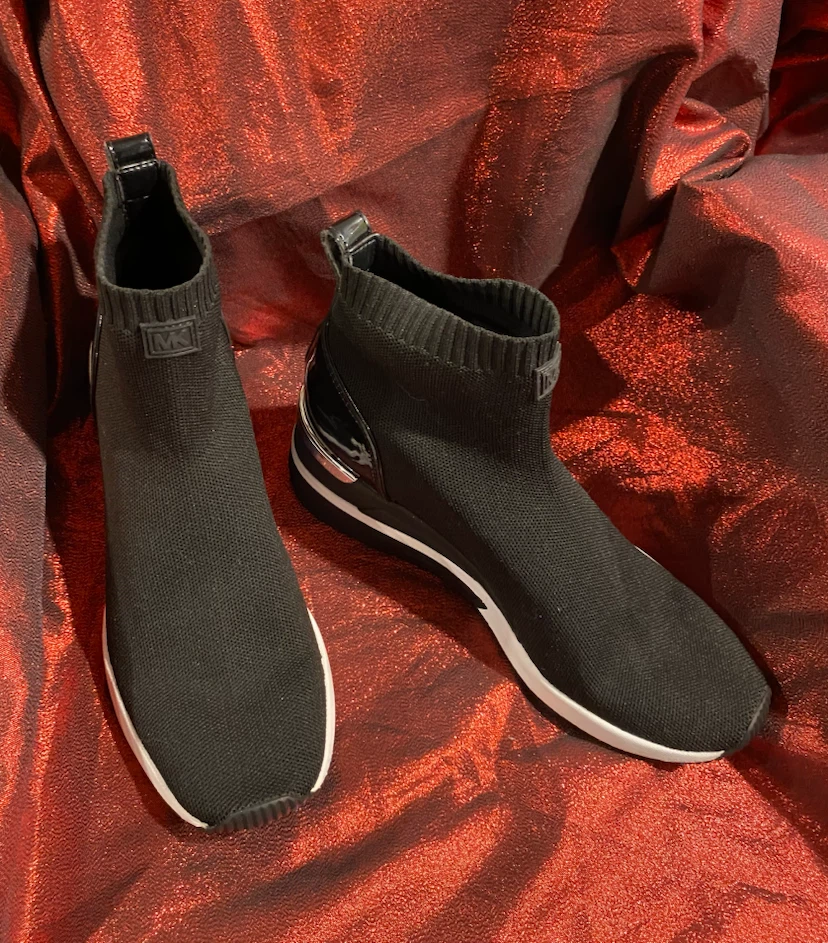 Michael Kors Black Knit Sock Sneakers - photo 2