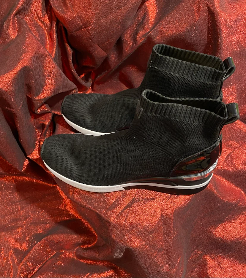 Michael Kors Black Knit Sock Sneakers - photo 3