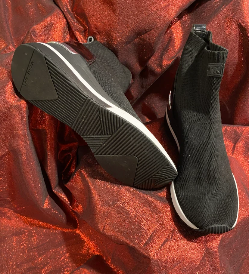 Michael Kors Black Knit Sock Sneakers - photo 4