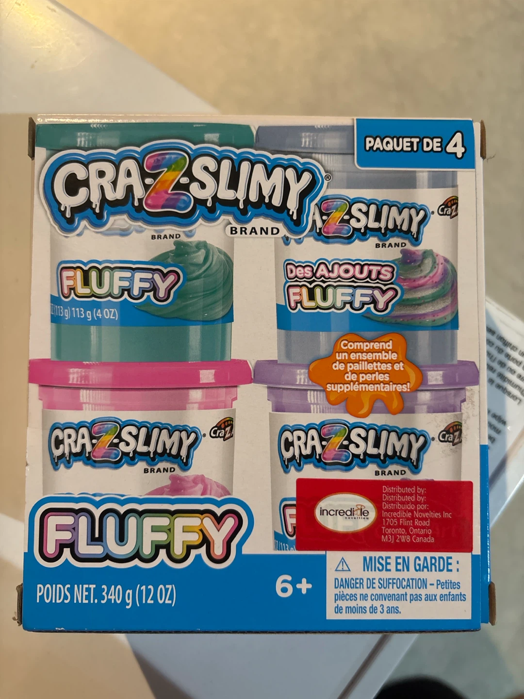Cra-Z-Slimy Fluffy 4-Pack