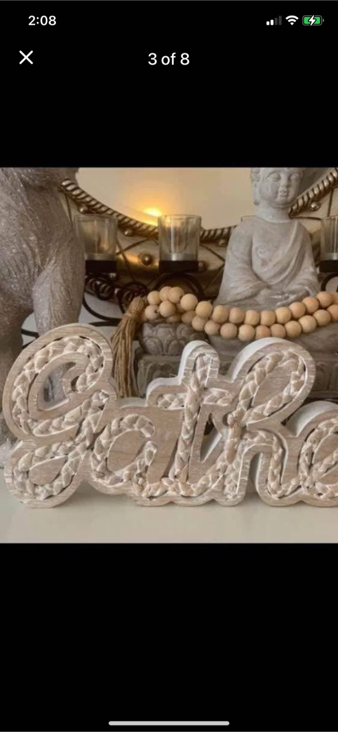 Rustic Gather Harvest•Thanksgiving wooden sign decor - photo 3
