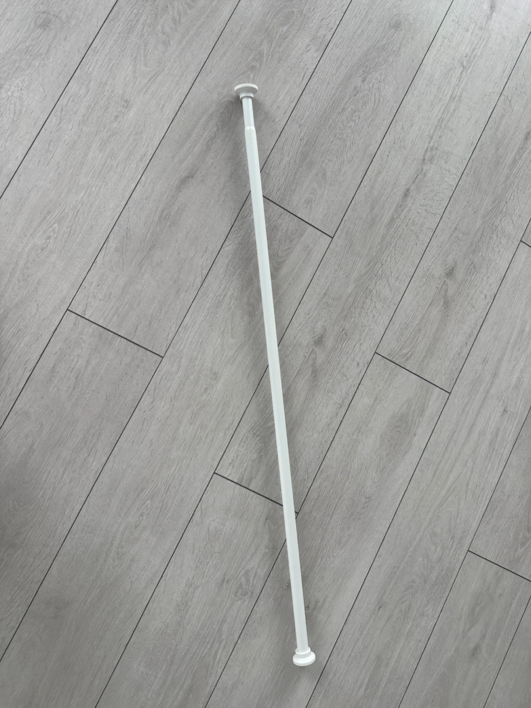White Shower Curtain Rod