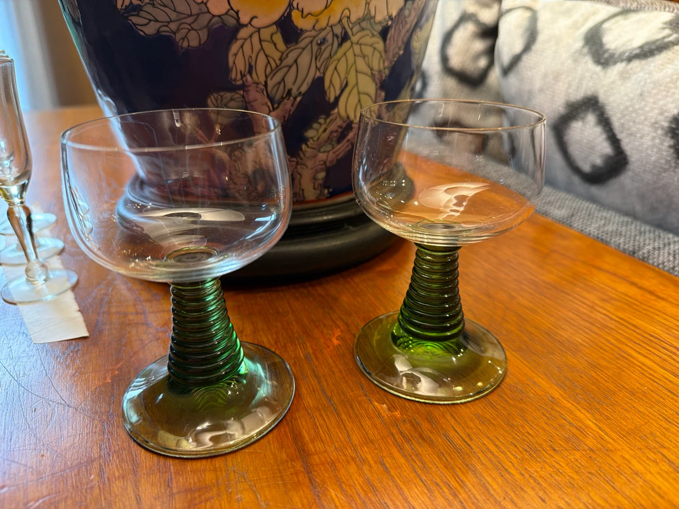 Vintage Roemer Wine Glasses Germany 1954