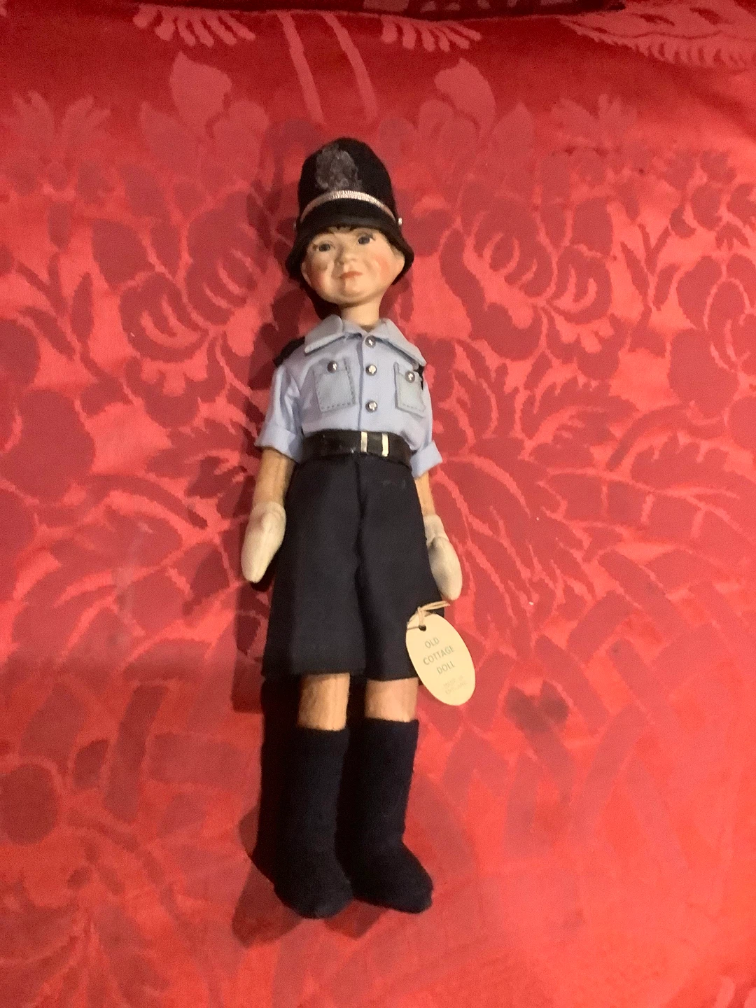 Vintage Bermuda Bobbie Old Cottage Doll Police Officer