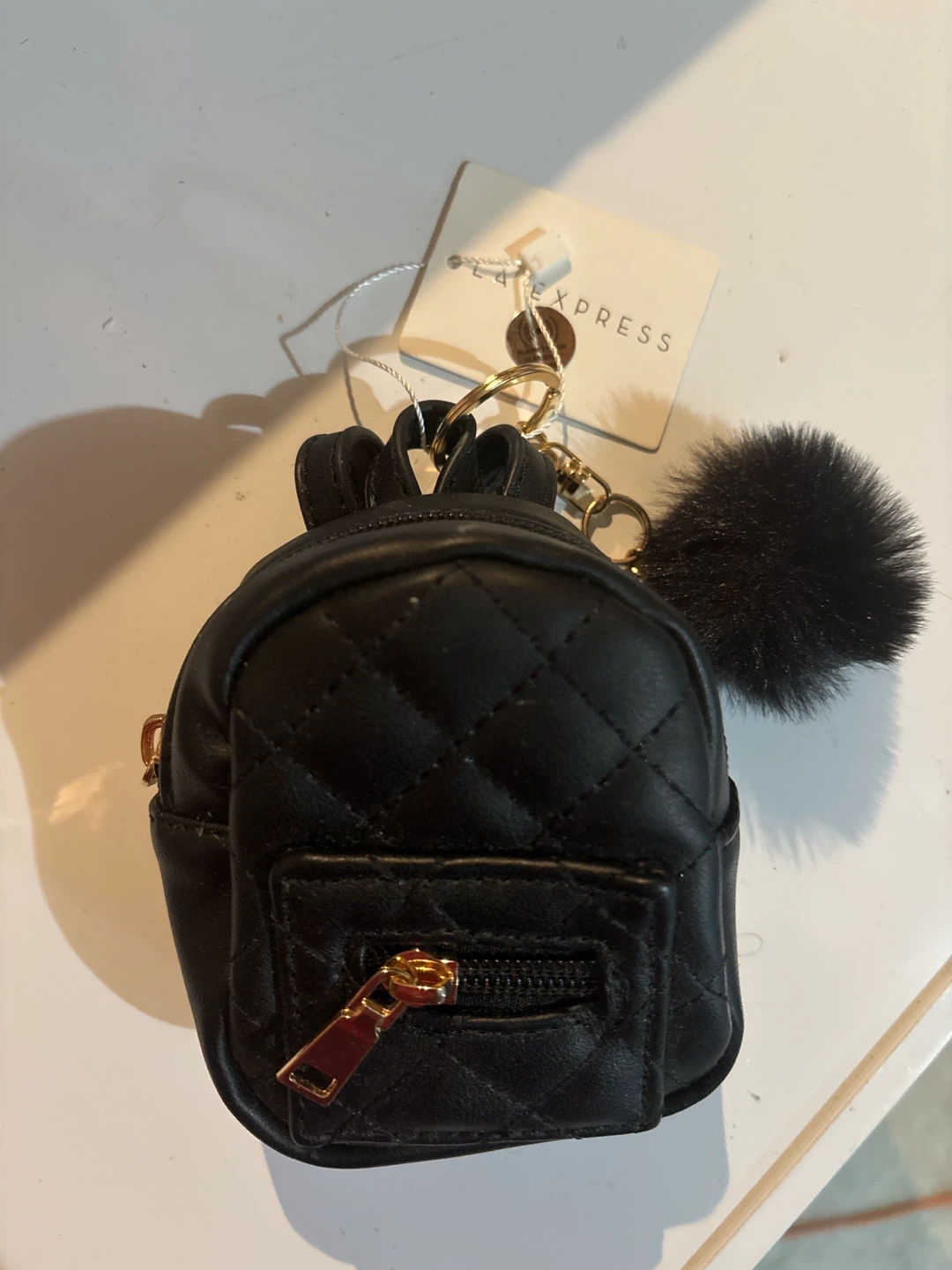 La Express Mini Backpack Keychain