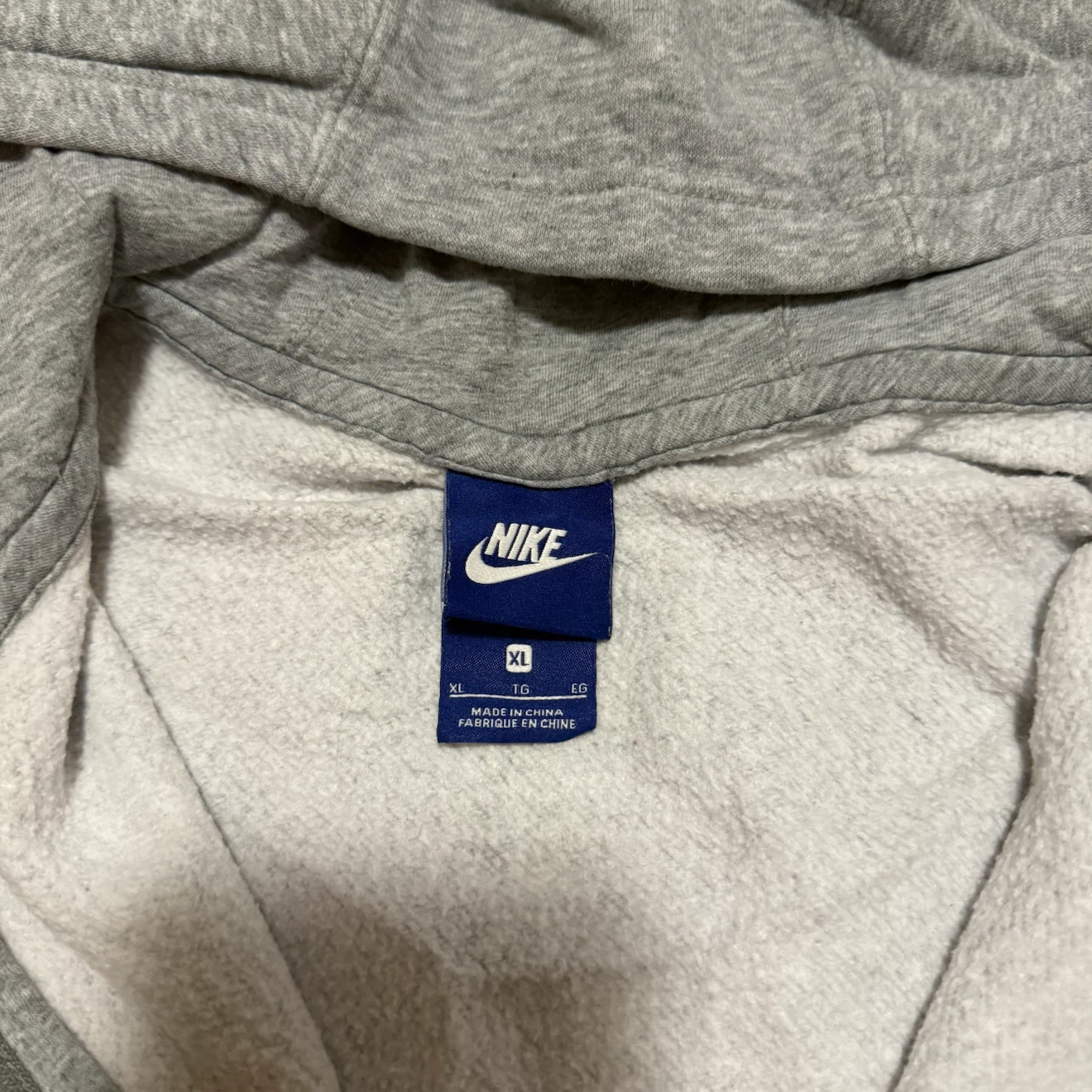 Unisex Junior Nike Grey Full-Zip Hoodie - photo 2