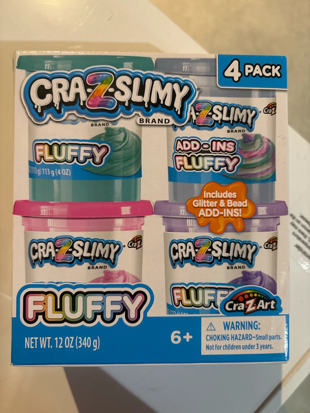 Cra-Z-Slimy Fluffy 4 Pack