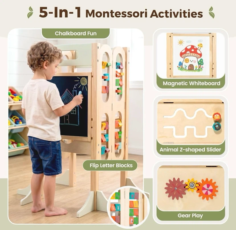 New Folding Toddler Tower Learning Station - photo 4