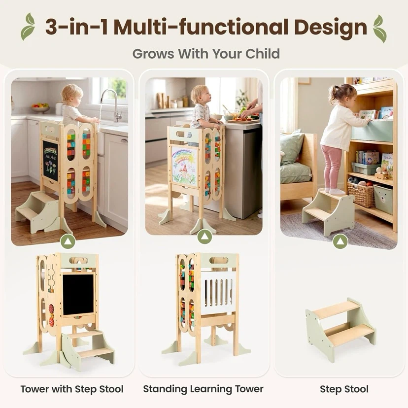New Folding Toddler Tower Learning Station - photo 5